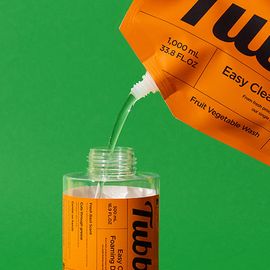 TUBBLE Easy Clean Foaming Dish Soap Refill Pack 1L _ One-Touch Micro Foam for Lighter, More Effective Dishwashing _ Made in Korea